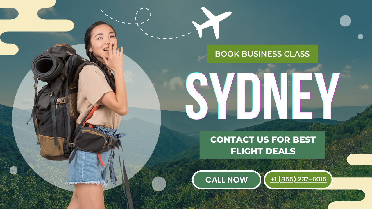 Book Business Class to Sydney – Call for Best Flight Deals
