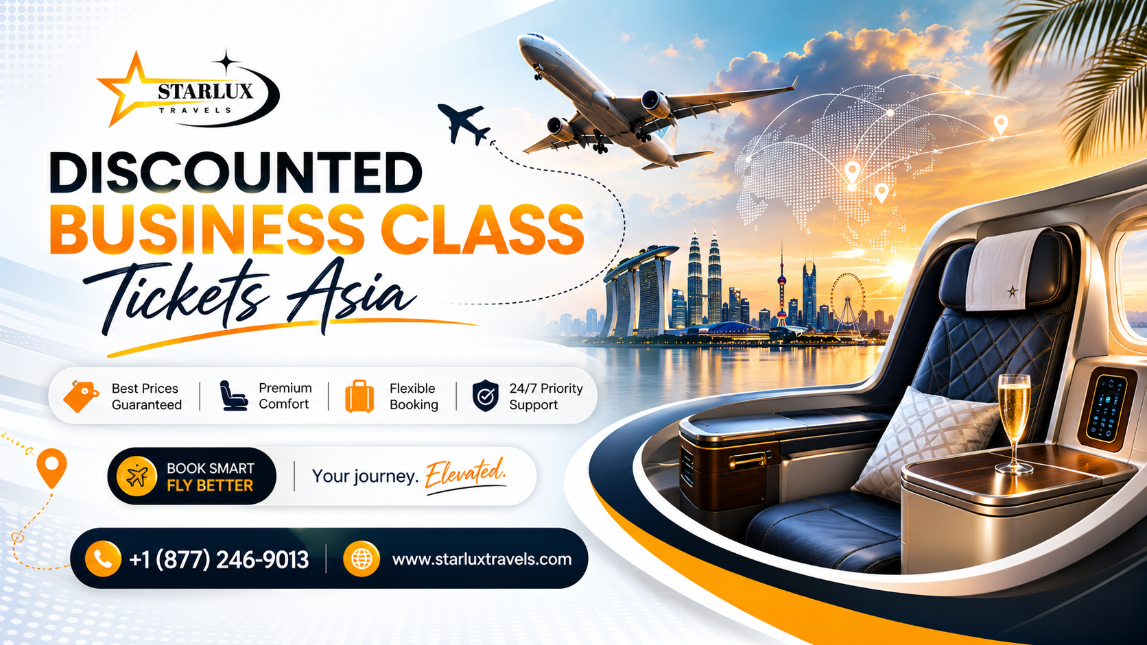 Affordable Business Class Flights to Asia | Luxury Travel Deals