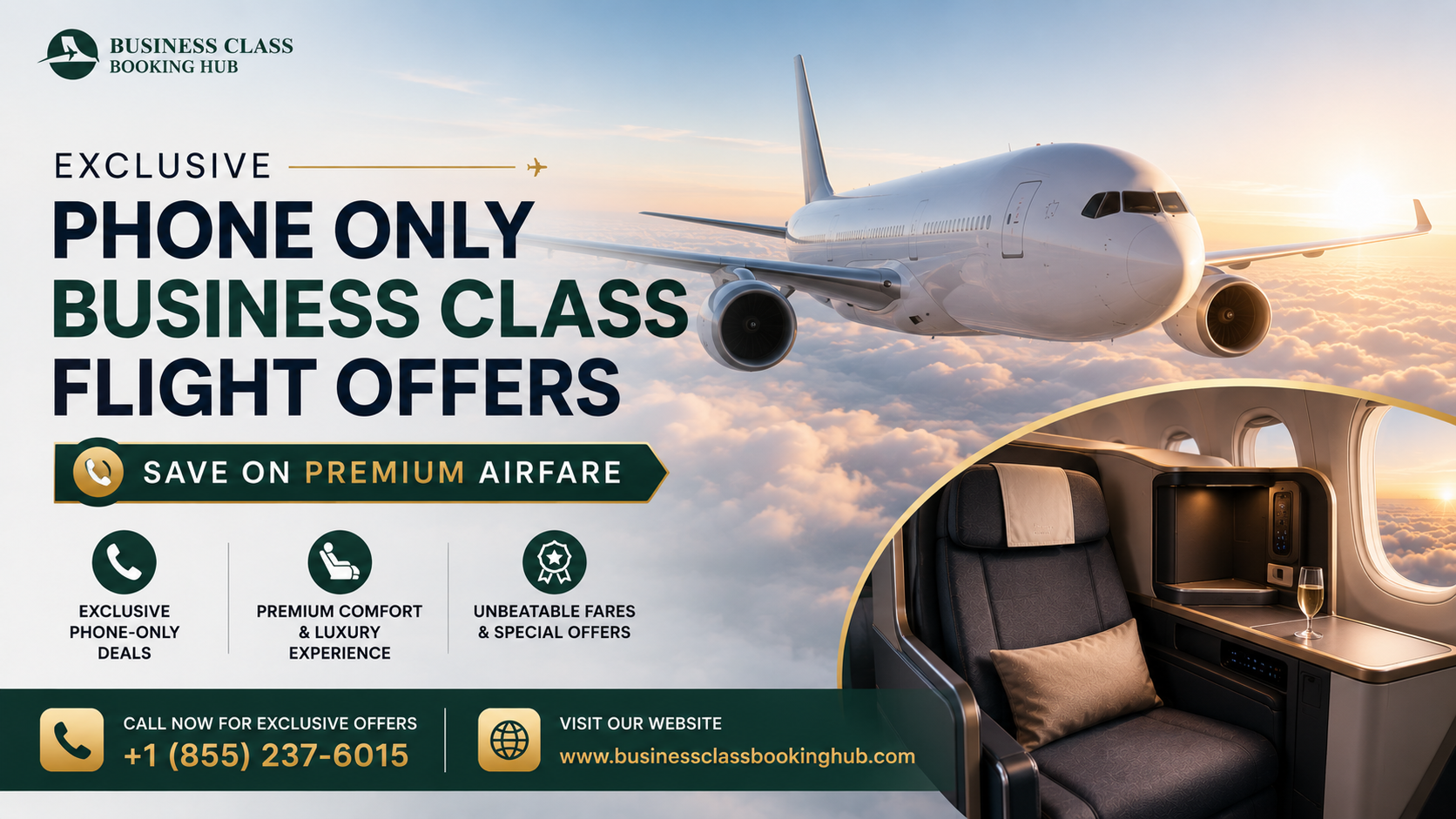 Exclusive Phone Only Business Class Flight Offers Exclusive Phone Only Business Class Flight Offers