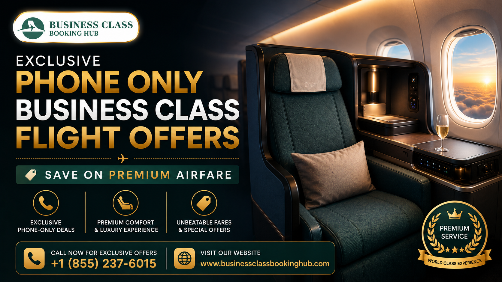 Exclusive Phone Only Business Class Flight Offers Exclusive Phone Only Business Class Flight Offers