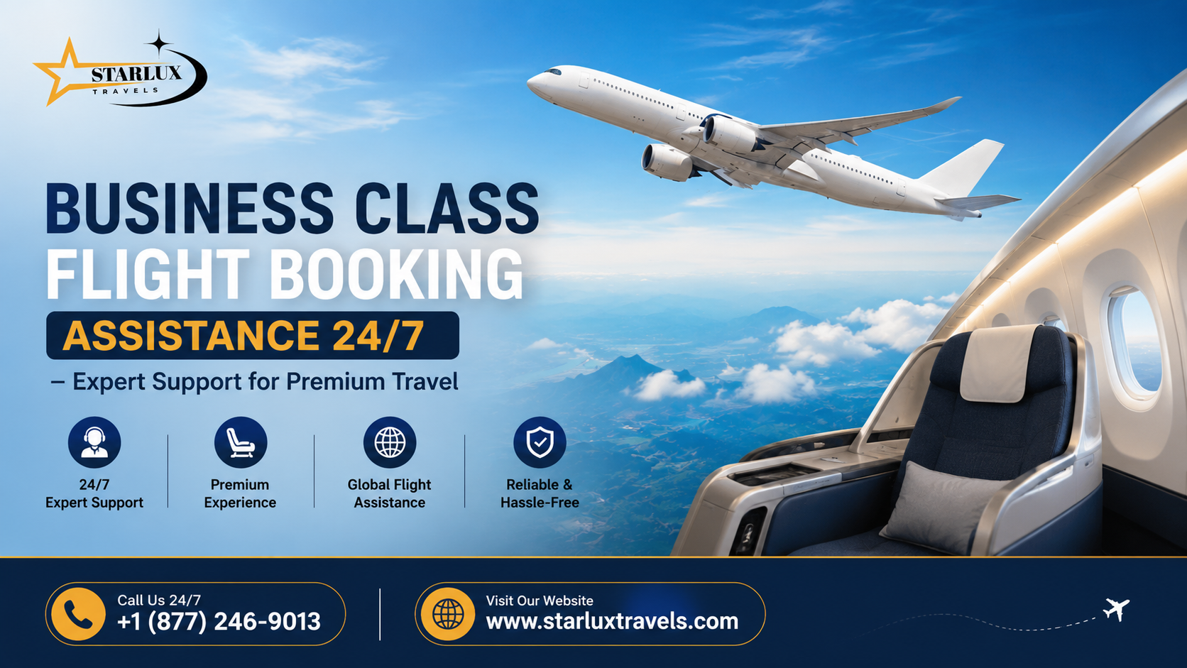 Business Class Flight Booking Assistance 24/7 Business Class Flight Booking Assistance 24/7