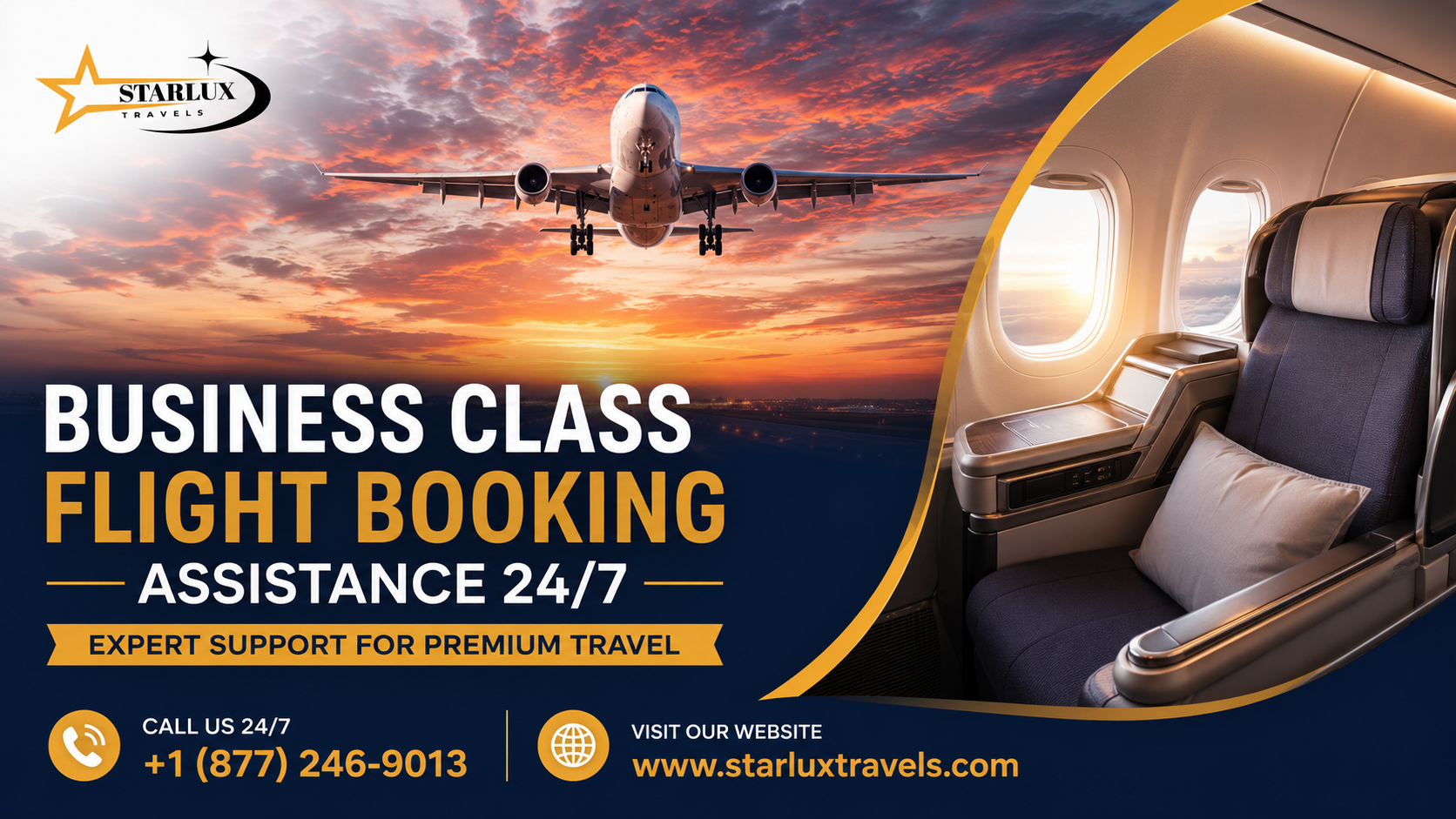 Business Class Flight Booking Assistance 24/7 – Expert Support for Premium Travel